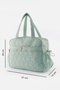 Sports Bag with Multiple Pockets, Water Bottle & Bottle Compartment, Quilted Detail, Can Be Attached to a Suitcase - 5