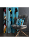 Artistic Figure Patterned Background Curtain – Stunning & Modern Design 140X260 cm Single Wing - 5