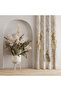 Large Floral Motif Curtain on a White Background – Modern and Aesthetic Touch 140X260 cm Single Wing