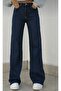 Camelia Gold Ikon 90's Dark Blue Navy Super Extra High-Waisted Palazzo Loose Jeans Pants - 3