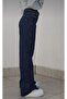 Camelia Gold Ikon 90's Dark Blue Navy Super Extra High-Waisted Palazzo Loose Jeans Pants - 2