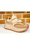 Women's Sneaker High Sole Knitwear Style Sports Shoes - 5