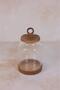 Ring Acacia Lid Glass Jar - 2