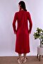 Maternity Nightgown, Cotton Pieces, Comfortable Cut, Long Model, Effortt - Cherry - 5