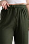 Women's Elastic Waist Plus Size Palazzo Trousers - 6