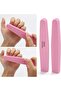 10Pcs Nail Buffer Block Files Sponge Washable Double Sided 100/180 Sanding Buffing File (Pink)