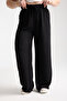 Women's Elastic Waist Plus Size Palazzo Trousers - 3
