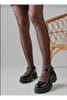 Women's Black Patent Leather Single Buckle Maryjane A.Kabı (Prefer Your Own Number! !!) - 2