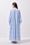 Azur Voile Tiered Long Dress Baby Blue - 8