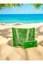 Green Women's Beach Bag Transparent Printed Pvc Beach Shoulder Bag - Wallet Gift 40 Micron Thick Pvc - 3