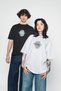 Personality Printed Oversize Unisex White Tshirt