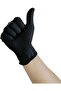 Black Disposable Nitrile Powder Free Gloves 100 Count Small size - 3
