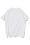 Unisex Oversize Black White Teeth Printed T-Shirt White - 2