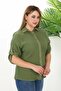 100% Cotton Plus Size Women's Muslin Fabric Shirt