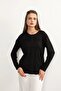 Lifera Pearl Detailed Combed Cotton Mother Blouse, Large Size - 2