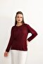 Lifera Pearl Detailed Combed Cotton Mother Blouse, Large Size