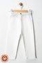 Unisex Baby Button Detailed Leggings Model 100% Organic Cotton Combed Cotton Baby Pants Single Bottom Set of 3 - 5