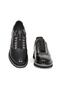 Genuine Leather Black Casual Sports Men's Shoes Eva Sole - 7911 - 3