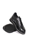 Genuine Leather Black Casual Sports Men's Shoes Eva Sole - 7911 - 5