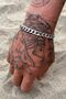 Cuban Cuban Silver Steel Tarnish Stainless Silver Classic Model Men's Bracelet - 2