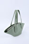Mint Green Shk124 Faux Leather, Lined, Zippered, Single Compartment Hand, Arm and Shoulder Bag - 6