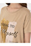 Beige Comfort Fit T-Shirt 50305805-Vr011 - 7