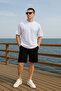Black Color Chino Men's Shorts - 3