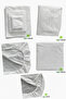 Economical Pack of 50 – Single Duvet Cover Set |   White, Disposable, Practical Use - 2