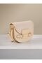 Asia Women's Cream-Linen Handbag and Shoulder Bag - 2