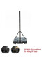 Portable Basketball Hoop, Adjustable 7.5–10 ft, 44-Inch Backboard and Wheels - 5