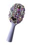 Purple Color Stone and Love Written Hair Brush/Comb - 2