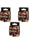 Ken Car Air Freshener Coffee Home Tin Can Mini Top Up Adjustable Vented Lid 3D Multi Pack Set