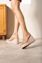 Wicker Filled Transparent Heeled Women's Sandals - 2