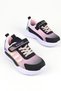 Children's Black-pink Anatomical Sole Casual Sneakers - 2