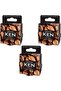 Ken Car Air Freshener Coffee Home Tin Can Mini Top Up Adjustable Vented Lid 3D Multi Pack Set - 2