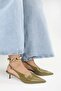 Women's Luna Oil Green Skin Stiletto - 3