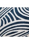 ألبا ويف كيرلينت أزرق داكن 50×50 سم - 4