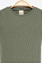 Girl's 100% Cotton Camisole Crew Neck Green T-Shirt - 4