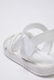 White Velcro Strap Big/Little Girls Kids Sandals Takss25Sd00040 - 4