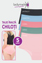 Women's Panties, High Waist Panties, Assorted Colors (S-M-L-Xl-2Xl-3Xl) Soft Stretchy Cotton Panties - 4