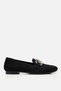 Black Women's Loafer Shoes 01Ayy 307870 A100 - 4