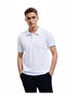 Slim Fit Short Sleeve Pique Fabric Cotton Polo Neck T-Shirt - 2