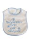 Baby Boy Blue Apron with My Grandma Loves Me Very Written - 6