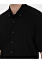 Black Comfort Fit Comfortable Wearable Short Sleeve Shirt 50307091-Vr046 - 7