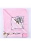 Pink Gazelle Patterned Fleece Blanket 85*100 cm - 6