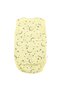 Yellow Unisex Bodysuit with Crescent and Star Pattern - Hanging - 6