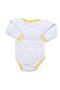 Yellow Bee Printed Unisex Long Sleeve Bodysuit - 4