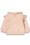 Baby Girl Powder Shoulders Scallop Detailed Hooded Cardigan - 2