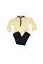 Boy - Yellow Patterned Shirt and Navy Pants Set - 4
