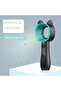 مروحة هومجيك صغيرة قابلة لإعادة الشحن عبر USB بدون شفرات JD0069BL-WSQ باللون الأزرق/الأسود - 2